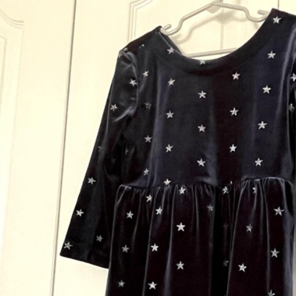 Starry Night Velvet Dress